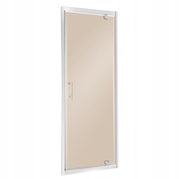 Drzwi prysznicowe wnękowe 70cm Dana brązowe