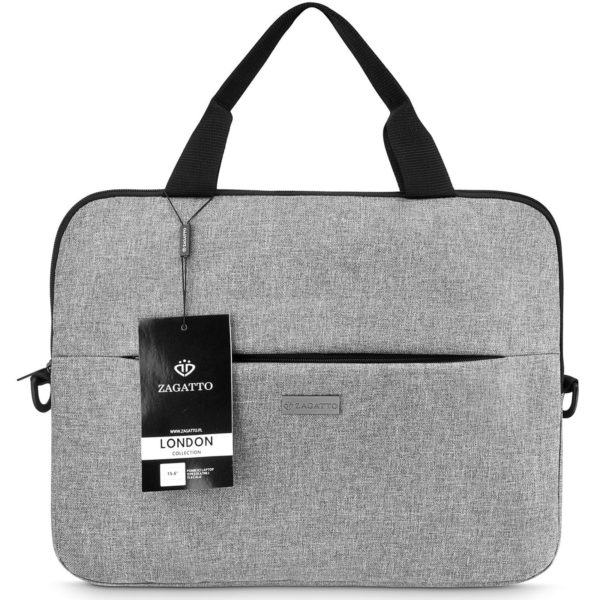cienka torba na laptopa szara ZAGATTO SLIM